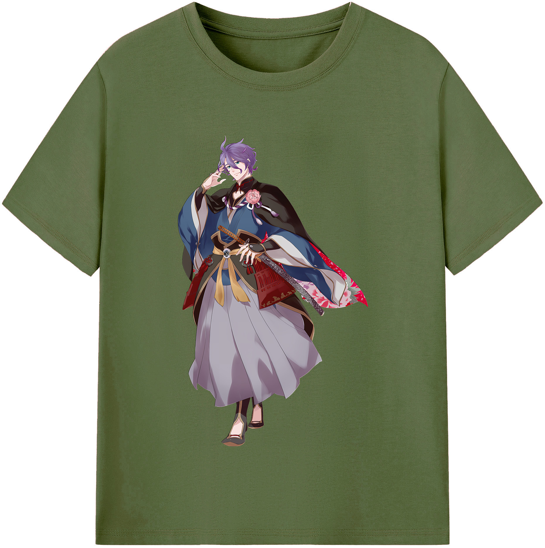 （画像用） 刀剣乱舞 Touken Ranbu 綿100％半袖Tシャツ（フロントプリント）